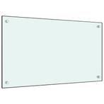 vidaXL Spatscherm keuken 70x40 cm gehard glas wit, Huis en Inrichting, Keuken | Keukenbenodigdheden, Verzenden, Nieuw