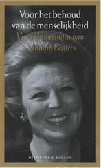 Voor het behoud van de menselijkheid 9789050182973, Boeken, Gelezen, Beatrix (Koningin der Nederlanden), Verzenden