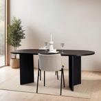 SALE! Ovale Eettafel Nina, 200cm, kleur zwart eiken, Huis en Inrichting, Verzenden, Design, Modern, Nieuw, 50 tot 100 cm