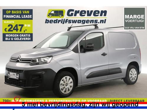 Citroën Berlingo 1.6 BlueHDI L1H1 MARGE! Airco Trekh €247pm, Auto's, Bestelauto's, Handgeschakeld, Diesel, Zilver of Grijs, Citroën