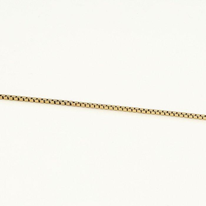 Halsketting - 14 karaat Geel goud Diamant (Natuurlijk), Sieraden, Tassen en Uiterlijk, Kettingen
