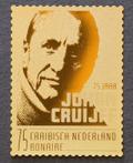 Caribisch Nederland 2022 - Gouden postzegel Johan Cruijff