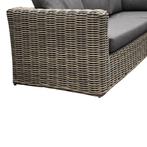 Cervo hoek loungeset 6-delig grijs wicker, Ophalen of Verzenden, Nieuw