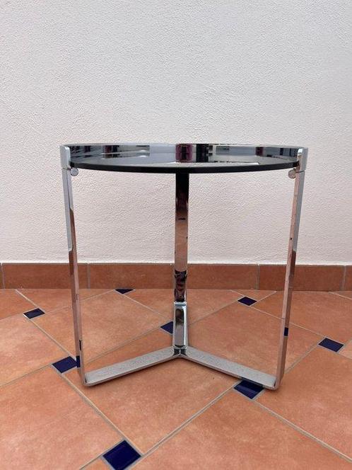 Bijzettafel - Glas, Roestvrij staal - Misuraemme Ring, Antiek en Kunst, Kunst | Designobjecten