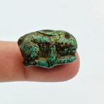 Oud-Chinees Turquoise XS konijnenparel talisman - 25 mm, Antiek en Kunst