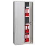 -18% Hoge Metalen Draaideurkast 80x180 - Grijs, Archief en Opbergen, Verzenden, Nieuw in verpakking, Kast