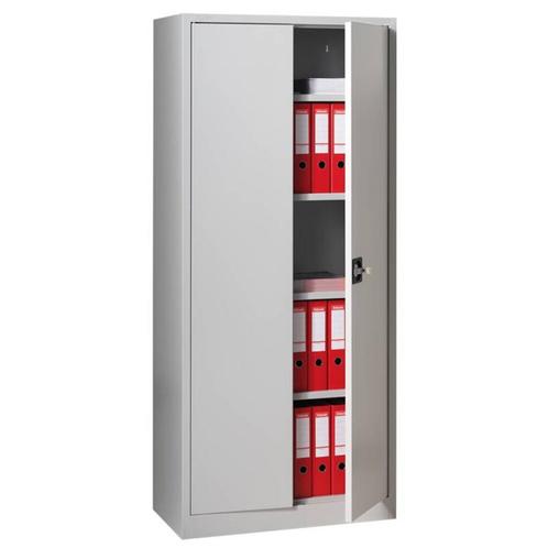 -18% Hoge Metalen Draaideurkast 80x180 - Grijs, Zakelijke goederen, Kantoor en Winkelinrichting | Kantoormeubilair en Inrichting