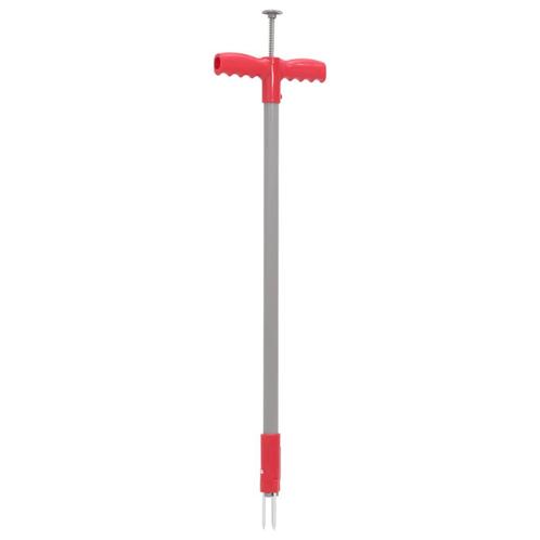 vidaXL Onkruidsteker 93,5 cm gepoedercoat staal rood en, Tuin en Terras, Hand-tuingereedschap, Nieuw, Verzenden