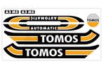 Tomos Stickerset glans standaard automatic zwart / oranje..., Ophalen of Verzenden, Nieuw