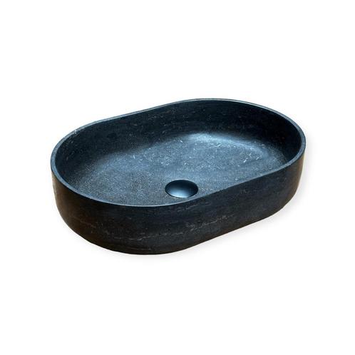 Waskom Casajoy Bold 50x34x12cm Natuursteen Ovaal, Doe-het-zelf en Verbouw, Sanitair, Overige typen, Nieuw, Ophalen of Verzenden