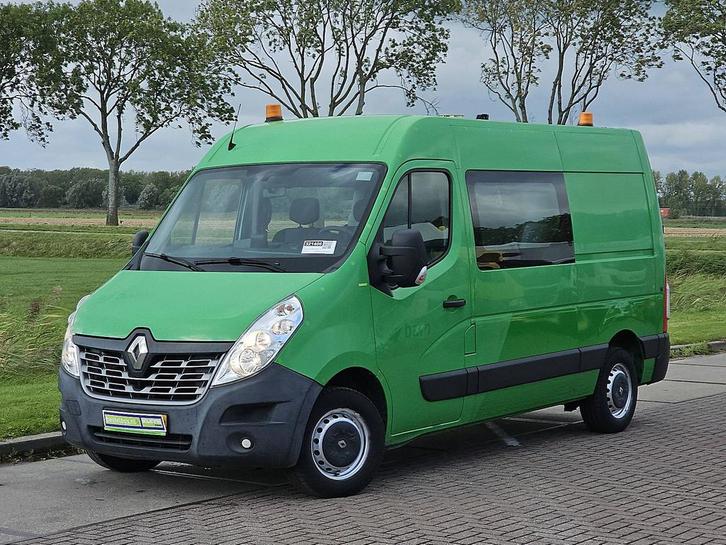Renault Master T35 2.3 dCi L2H2, Auto's, Bestelauto's, Onderhoudsboekje, Lease, Grijs, Handgeschakeld, Groen, Financial lease