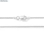 Zilveren gourmet ketting 36 cm 1.4 mm breed, Verzenden, Nieuw, Zilver