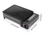 Draagbare camping grill gasfornuis met grillplaat set, Verzenden, Nieuw