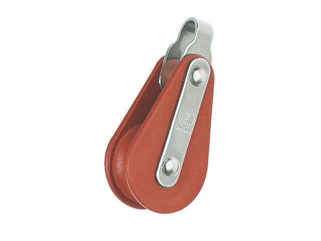 HYE blok 1 poelie met beugel 12x43 mm, Watersport en Boten, Bootonderdelen, Nieuw, Zeilboot of Motorboot, Ophalen of Verzenden