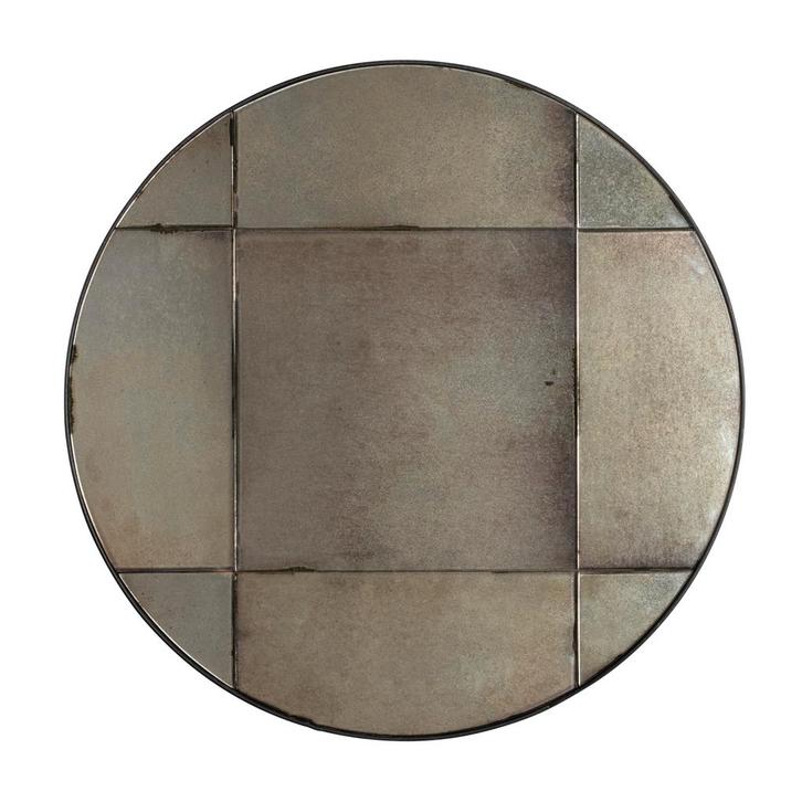 *WOONWINKEL* Dutchbone Mado M Ronde Spiegel Verweerd Medium, Huis en Inrichting, Woonaccessoires | Spiegels, Nieuw, Verzenden