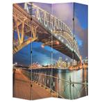 vidaXL Kamerscherm inklapbaar Sydney Harbour Bridge 160x170