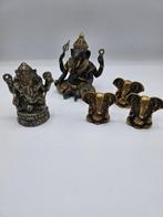 sculptuur, beeldjes van Ganesha - 10.5 cm - Messing, Antiek en Kunst