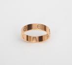 Een 18k rosé gouden Cartier love ring, Sieraden, Tassen en Uiterlijk, Ringen, Gebruikt