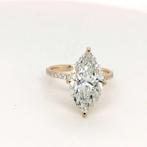 Zonder Minimumprijs - Ring - 14 karaat Geel goud - 5.53ct., Nieuw