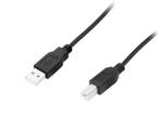 USB 2.0 Printerkabel 1,5 meter - Zwart, Ophalen of Verzenden, Nieuw