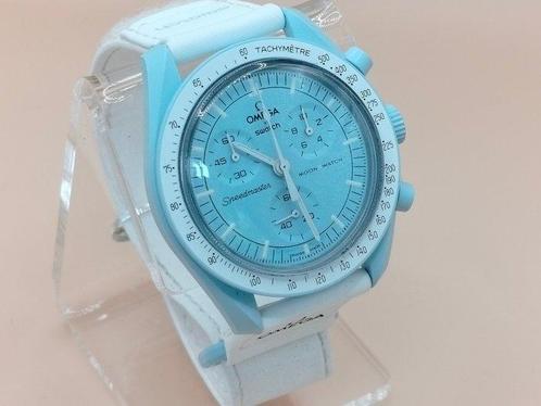 Omega x Swatch - Missione MoonSwatch su Urano - Zonder, Sieraden, Tassen en Uiterlijk, Horloges | Heren