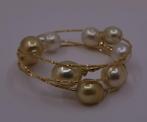 Armband - 18 karaat Geel goud - Gouden Zuidzeeparels, Sieraden, Tassen en Uiterlijk, Nieuw