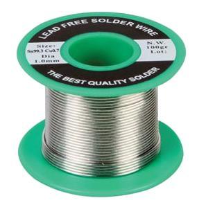 Velleman Loodvrij soldeertin - 0.6mm - harskern - 100g, Hobby en Vrije tijd, Elektronica-componenten, Verzenden