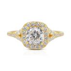 Ring - 18 karaat Geel goud - 1.91ct. tw. Diamant, Nieuw