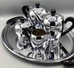 Alessi - Carlo Alessi - Koffieservies (5) - Bombé - Prima, Antiek en Kunst