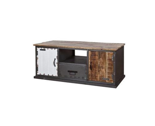TV-meubel Vintage 130cm | Eleonora 22505, Huis en Inrichting, Kasten | Televisiemeubels, Nieuw, Ophalen of Verzenden