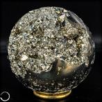 Grote natuurlijke gouden pyriet Bol/ Druse- 1683.21 g, Verzamelen