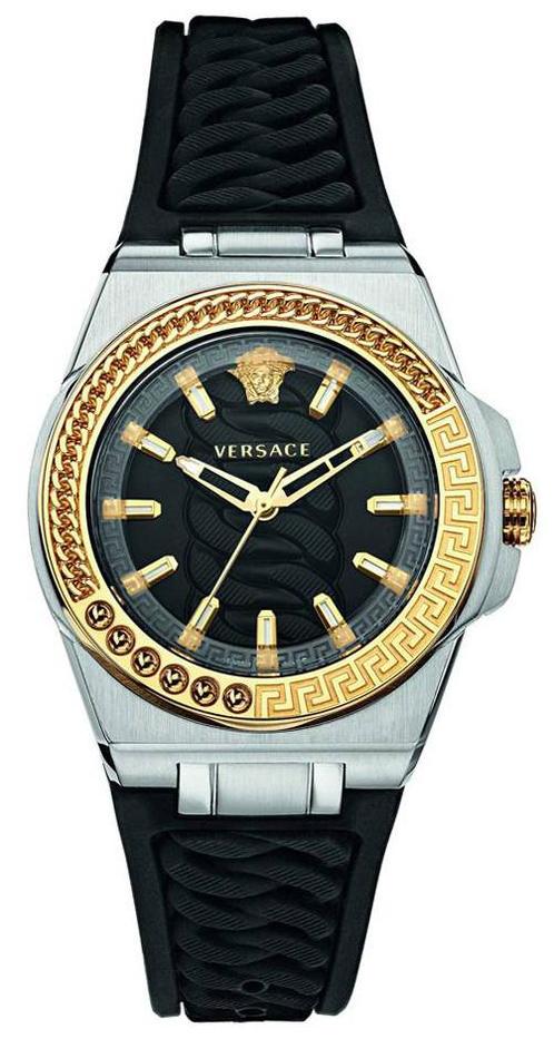 Versace VEHD00120 Chain Reaction dames horloge  40 mm, Sieraden, Tassen en Uiterlijk, Horloges | Dames, Kunststof, Nieuw, Staal