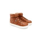 Kinderschoen - hoge sneakers - starter shoe - tan - maat: 28, Verzenden, Nieuw, OLD SOLES