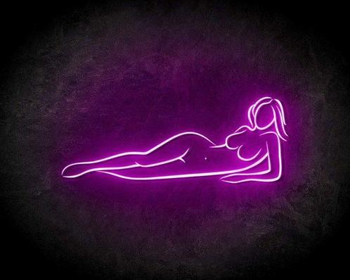 WOMEN BODY LYING DOWN neon sign - LED neon reclame bord, Zakelijke goederen, Overige Zakelijke goederen, Verzenden