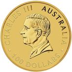 Australië. 100 Dollars 2025 Kangaroo, Känguru 1 oz Goldmünze, Postzegels en Munten, Edelmetalen en Baren