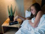 Wekkerradio met DAB - Digitale wekker - Alarmklok - Zwart -, Huis en Inrichting, Woonaccessoires | Klokken, Verzenden, Zo goed als nieuw