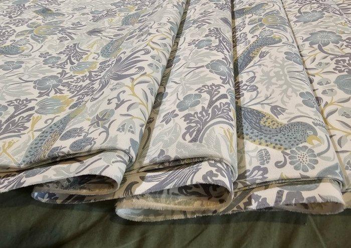 Weefsel William Morris Strawberry Thief - Realistisch, Antiek en Kunst, Antiek | Kleden en Textiel