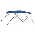 vidaXL Biminitop 3-boogs 183x140x137 cm blauw, Watersport en Boten, Verzenden, Nieuw