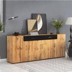 Dressoir 208×39,5×80 cm met 4 Deuren en 2 Lades Opbergkast, Verzenden, Nieuw