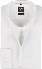 OLYMP No6 six Skinny Fit Overhemd Off-White maat 46 Heren, Verzenden, Nieuw, Wit, OLYMP