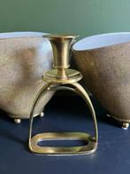 G&C Interiors - Kandelaar (3) - Brons, Porselein -