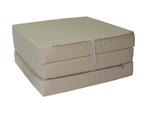 Opvouwbaar matras - waterdicht - 195x65x10 cm - beige, Huis en Inrichting, Slaapkamer | Matrassen en Bedbodems, Ophalen of Verzenden