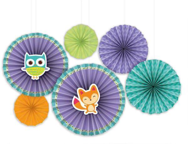 Geboorte Papieren Waaier Set 6 delig, Hobby en Vrije tijd, Feestartikelen, Nieuw, Verzenden