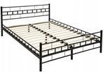 Eenvoudig zwart metalen bedframe 180x200 - inclusief latt..., Doe-het-zelf en Verbouw, Metalen, Ophalen of Verzenden, Nieuw, IJzer