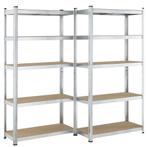 2 stuks Stellingkast / Opbergrek - Basic - 180 x 90 x 40 cm, Huis en Inrichting, Kasten | Stellingkasten, Verzenden, Nieuw