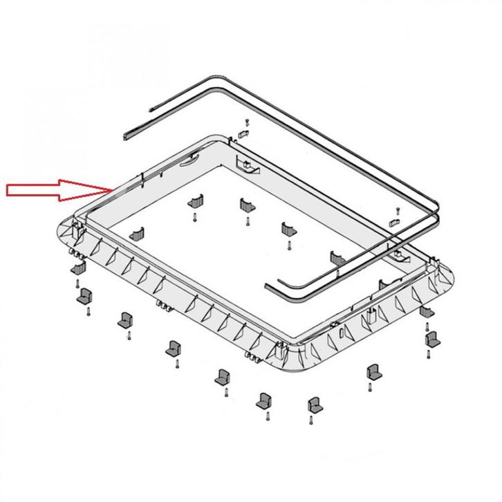 Dometic Heki 2 Buitenkader Crème, Caravans en Kamperen, Kampeeraccessoires, Nieuw