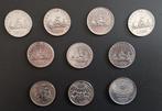 Italië, Republiek 500 Lire / 1000 Lire 1958-1970 (10 monete)