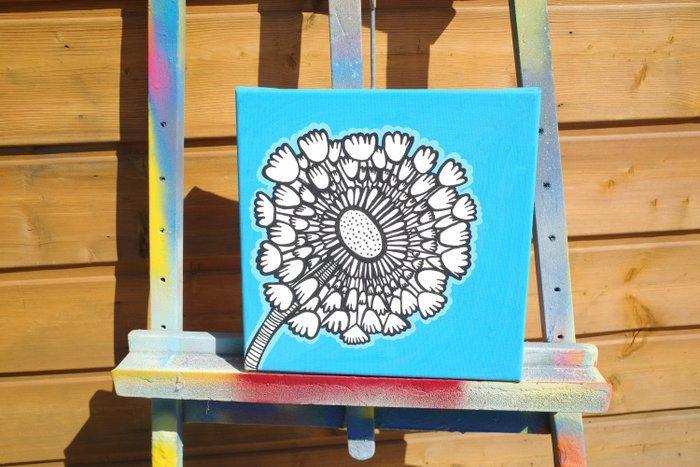 Kev Munday - Dandelion, Antiek en Kunst, Kunst | Schilderijen | Modern