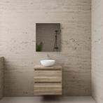 ACTIE BWS Badmeubel | Paris | Canyon Oak | 60 cm | met, Ophalen of Verzenden, Nieuw, Bad