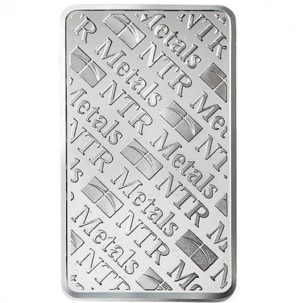 10 troy ounce - Zilver .999 - 10 oz NTR .999 Fine Silver Bar, Postzegels en Munten, Edelmetalen en Baren